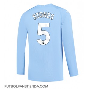 Manchester City John Stones #5 Primera Equipación 2023-24 Manga Larga